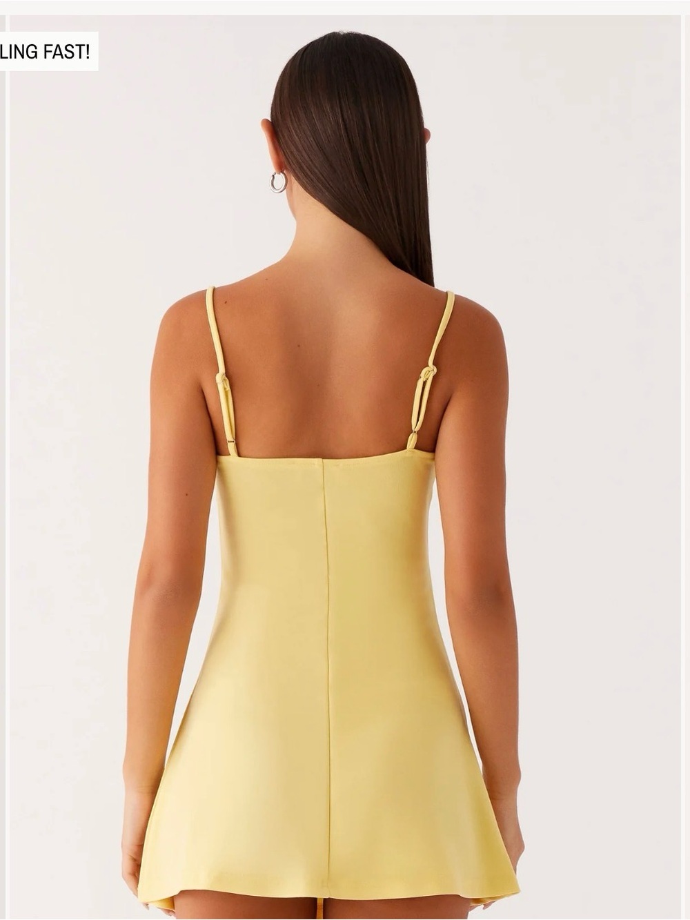 Peppermayo Butter Bustier Yellow Cindy Mini Dress, size 6 - Picture 4 of 7